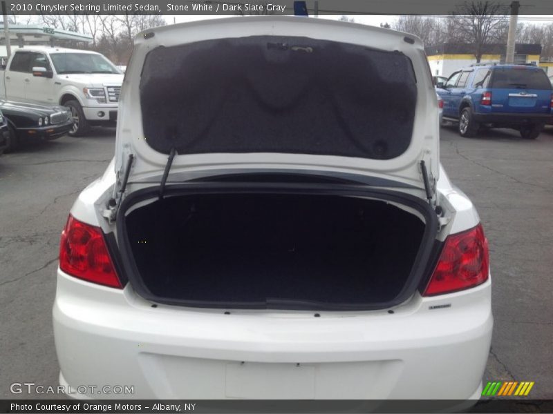 Stone White / Dark Slate Gray 2010 Chrysler Sebring Limited Sedan