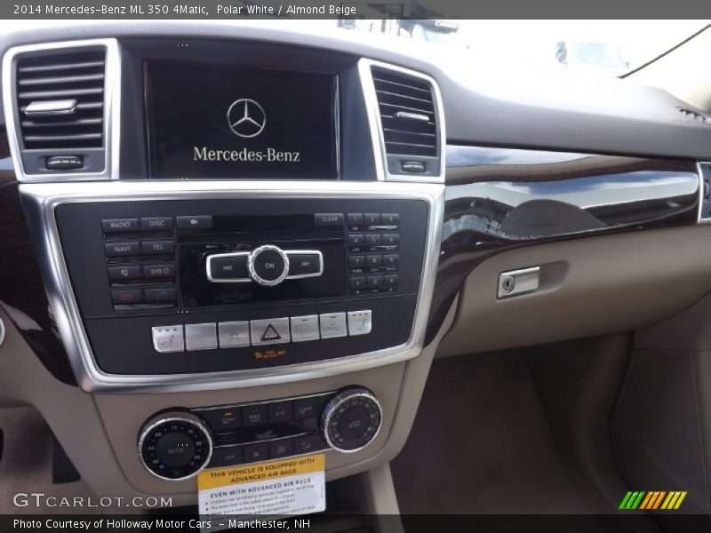 Polar White / Almond Beige 2014 Mercedes-Benz ML 350 4Matic
