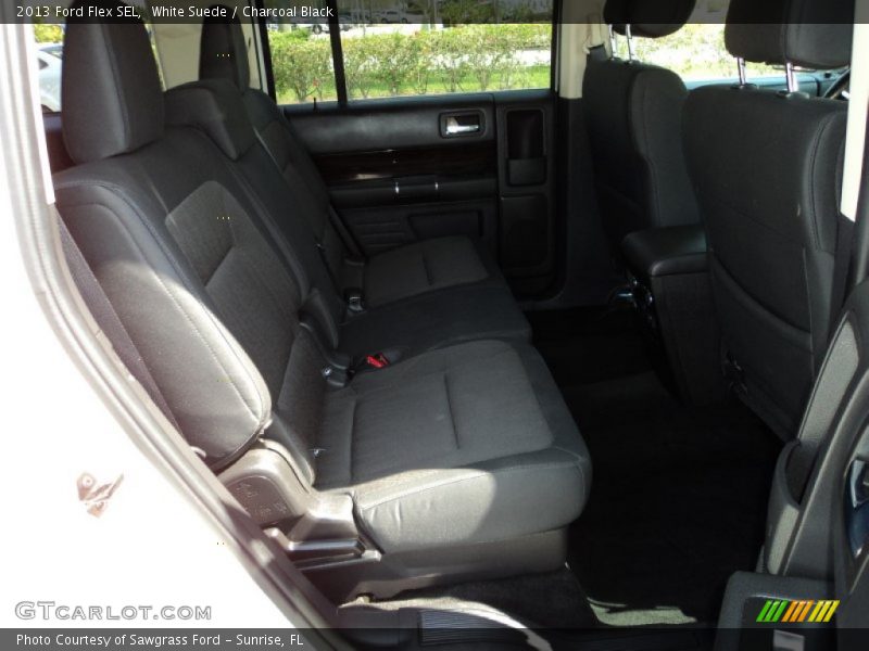 White Suede / Charcoal Black 2013 Ford Flex SEL