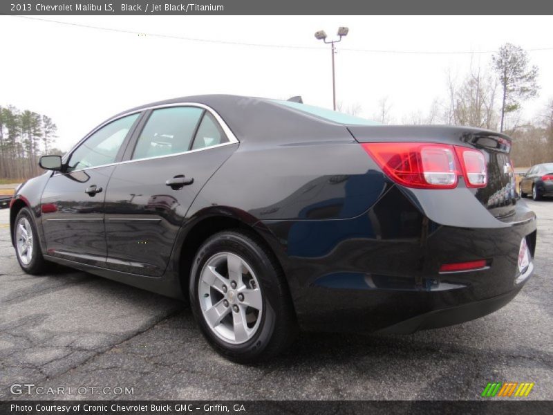 Black / Jet Black/Titanium 2013 Chevrolet Malibu LS