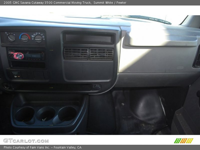 Summit White / Pewter 2005 GMC Savana Cutaway 3500 Commercial Moving Truck