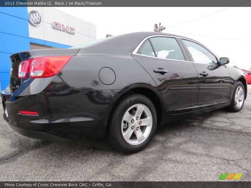 Black / Jet Black/Titanium 2013 Chevrolet Malibu LS