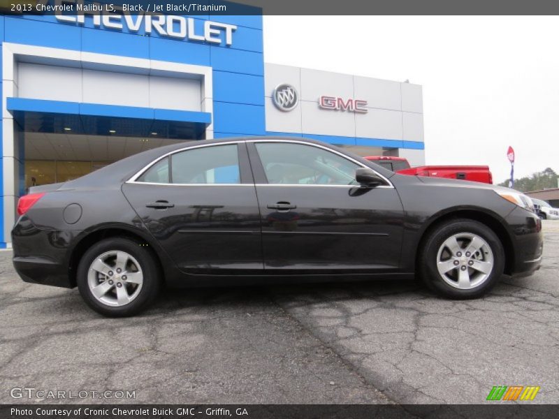 Black / Jet Black/Titanium 2013 Chevrolet Malibu LS