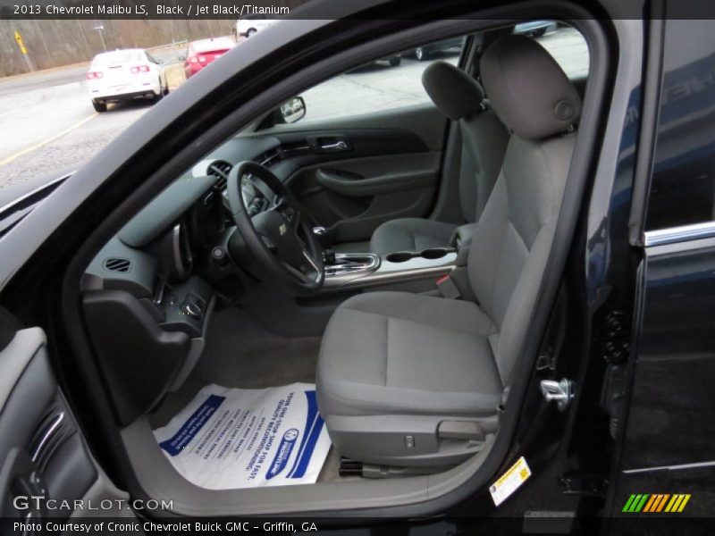 Black / Jet Black/Titanium 2013 Chevrolet Malibu LS