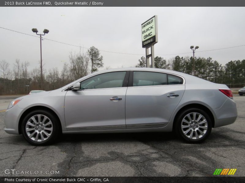 Quicksilver Metallic / Ebony 2013 Buick LaCrosse FWD