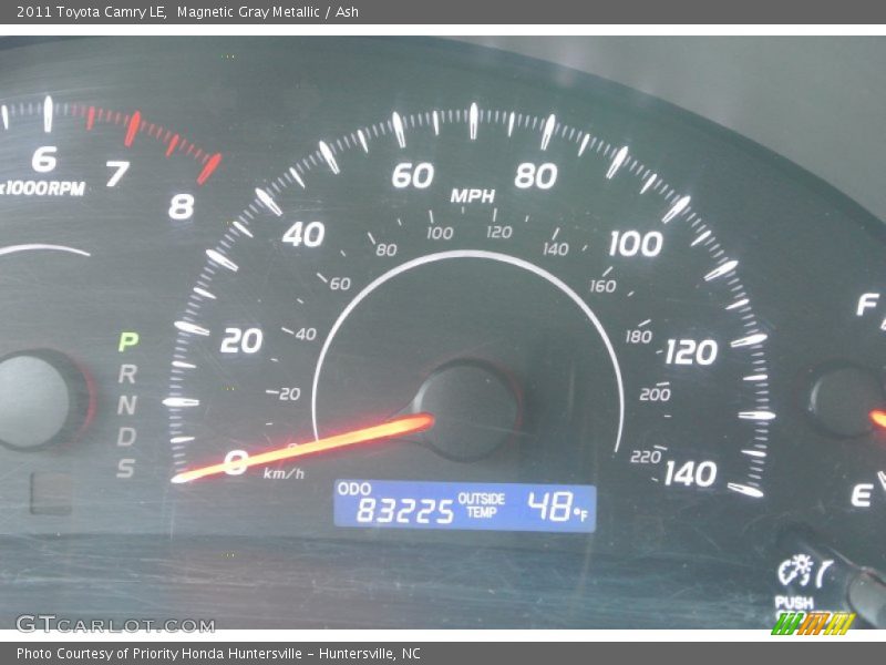 Magnetic Gray Metallic / Ash 2011 Toyota Camry LE