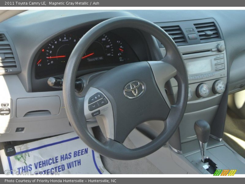 Magnetic Gray Metallic / Ash 2011 Toyota Camry LE