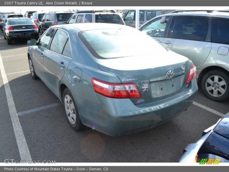 Aloe Green Metallic / Bisque 2007 Toyota Camry LE