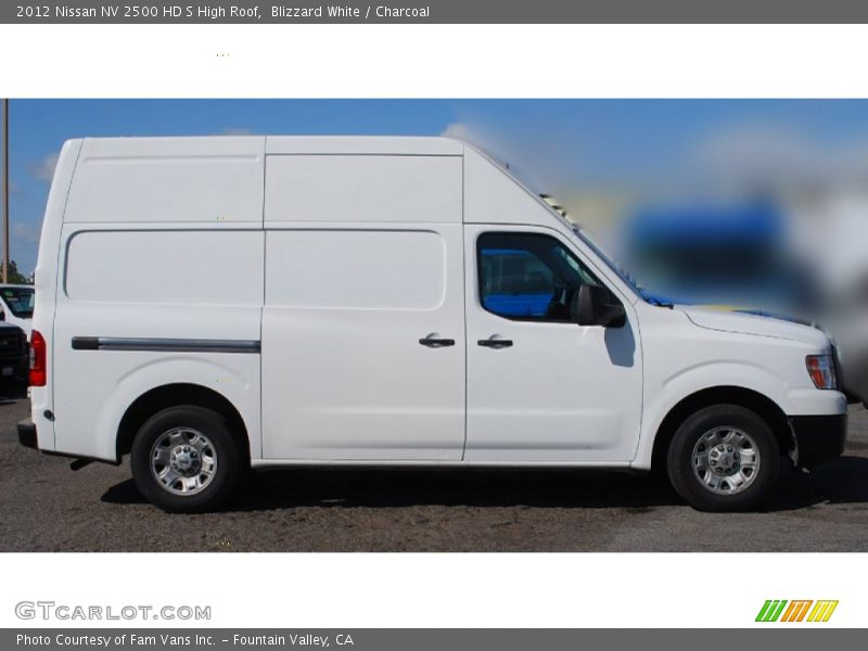 Blizzard White / Charcoal 2012 Nissan NV 2500 HD S High Roof