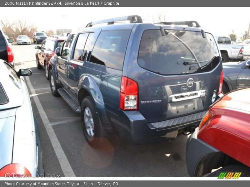 Silverton Blue Pearl / Graphite 2006 Nissan Pathfinder SE 4x4