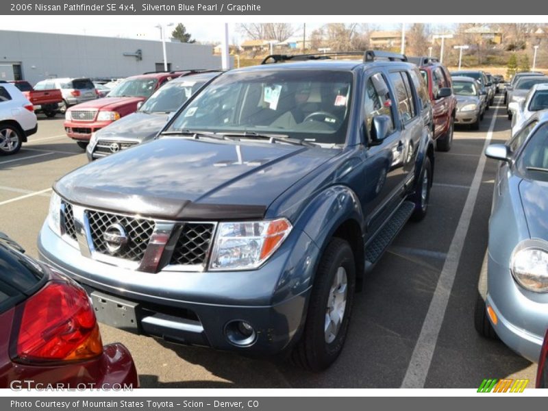 Silverton Blue Pearl / Graphite 2006 Nissan Pathfinder SE 4x4