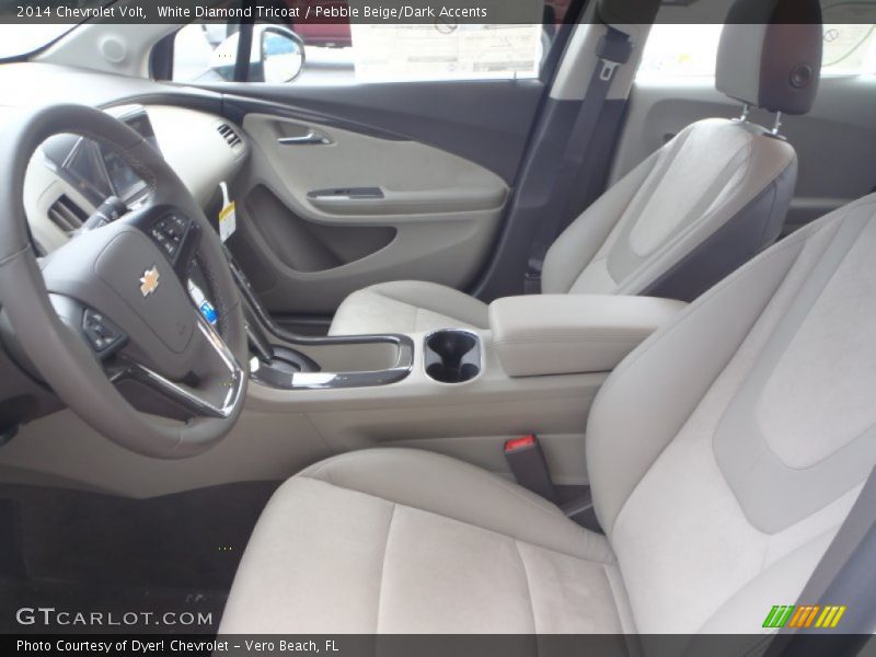 Front Seat of 2014 Volt 