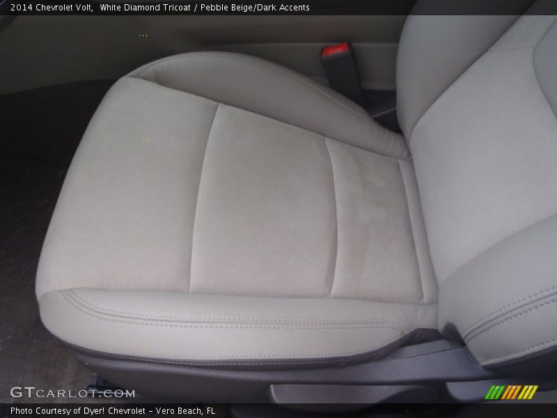 White Diamond Tricoat / Pebble Beige/Dark Accents 2014 Chevrolet Volt