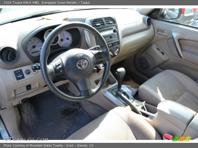 Everglade Green Metallic / Taupe 2004 Toyota RAV4 4WD