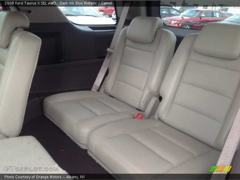 Dark Ink Blue Metallic / Camel 2008 Ford Taurus X SEL AWD