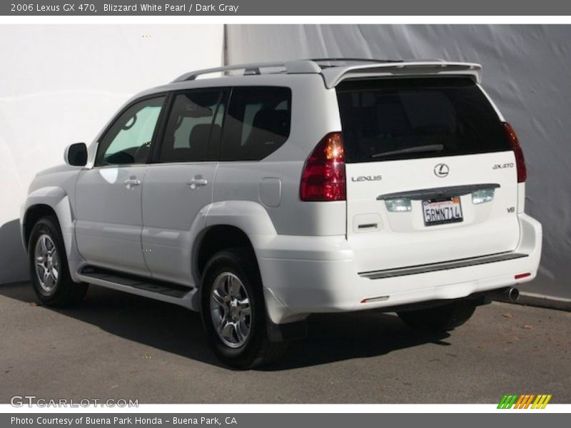 Blizzard White Pearl / Dark Gray 2006 Lexus GX 470