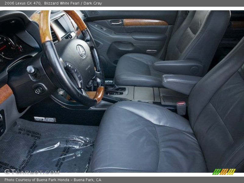 Blizzard White Pearl / Dark Gray 2006 Lexus GX 470
