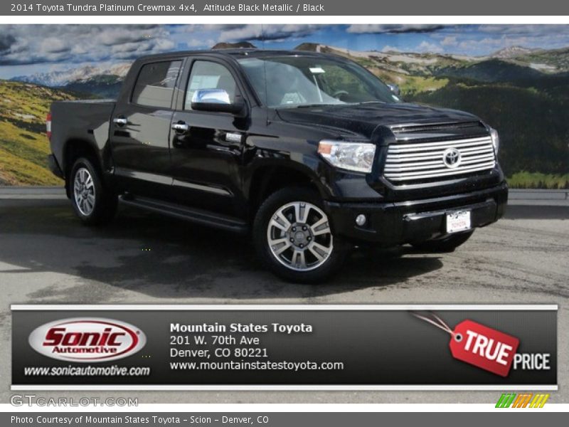 Attitude Black Metallic / Black 2014 Toyota Tundra Platinum Crewmax 4x4