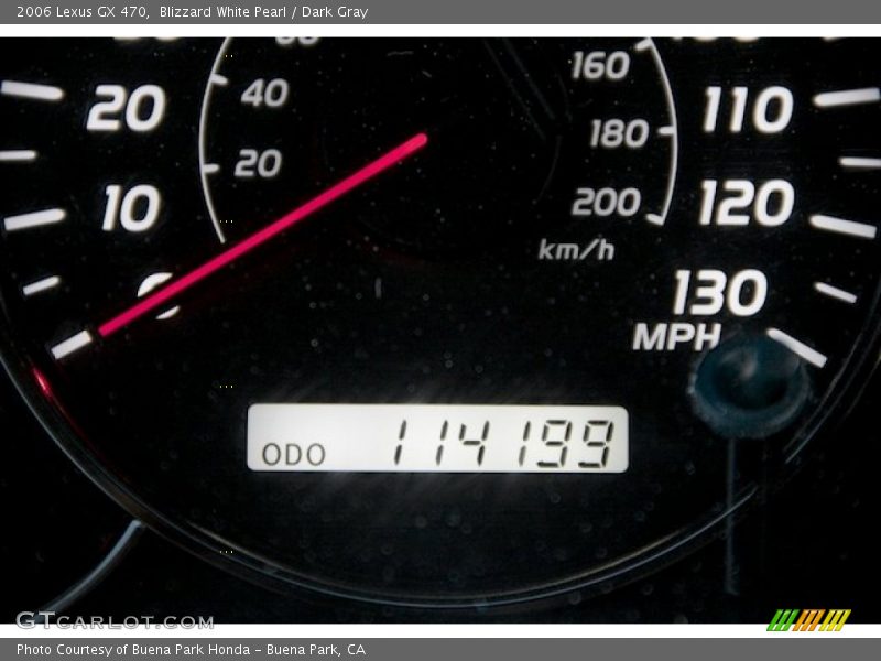 Blizzard White Pearl / Dark Gray 2006 Lexus GX 470