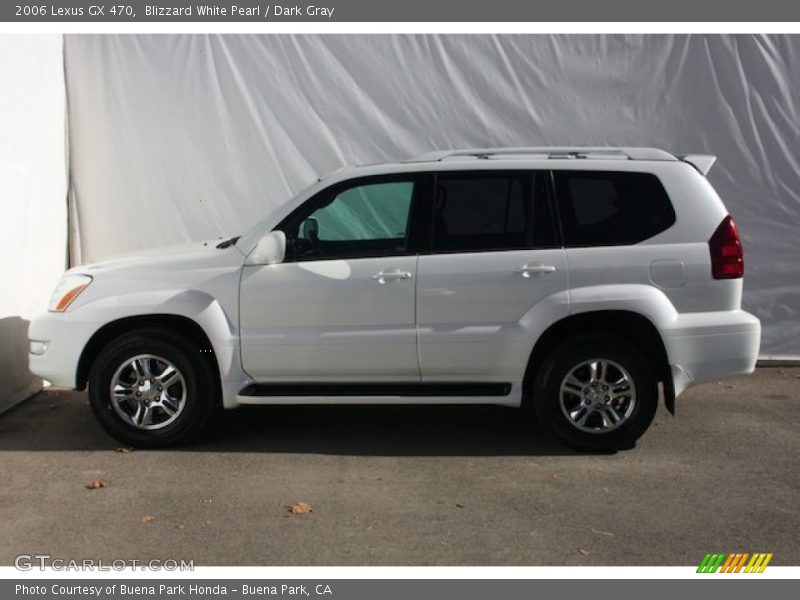 Blizzard White Pearl / Dark Gray 2006 Lexus GX 470