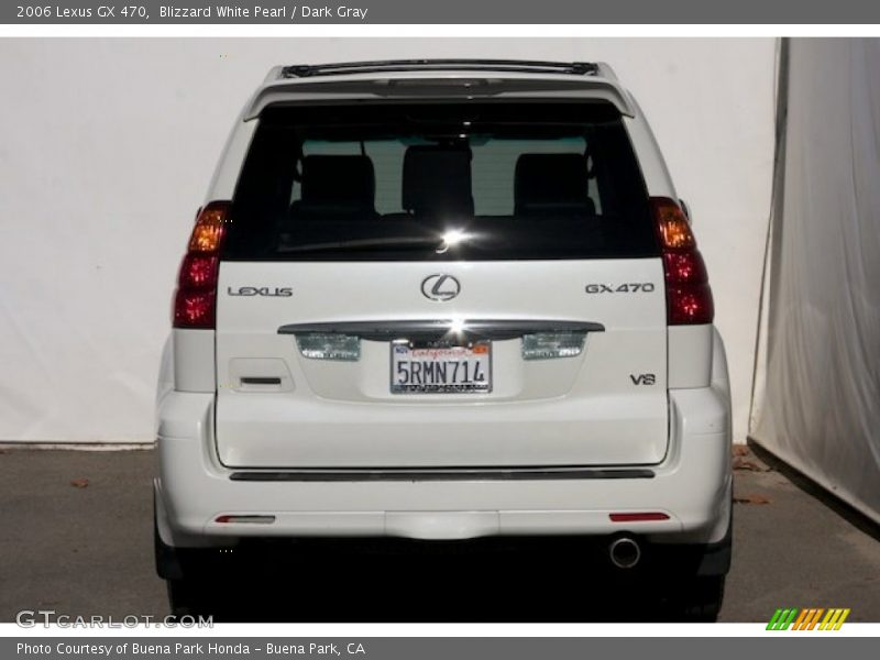 Blizzard White Pearl / Dark Gray 2006 Lexus GX 470