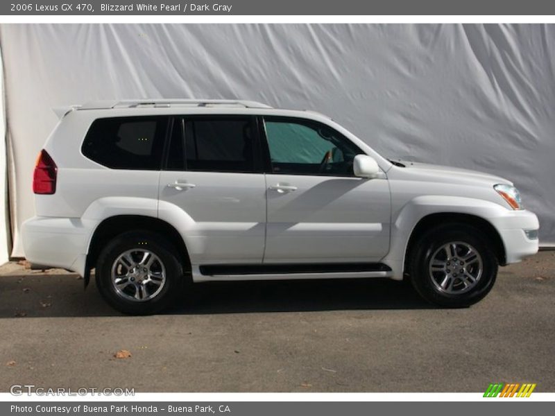 Blizzard White Pearl / Dark Gray 2006 Lexus GX 470