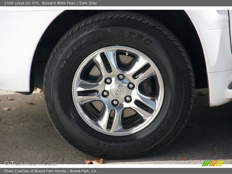 Blizzard White Pearl / Dark Gray 2006 Lexus GX 470