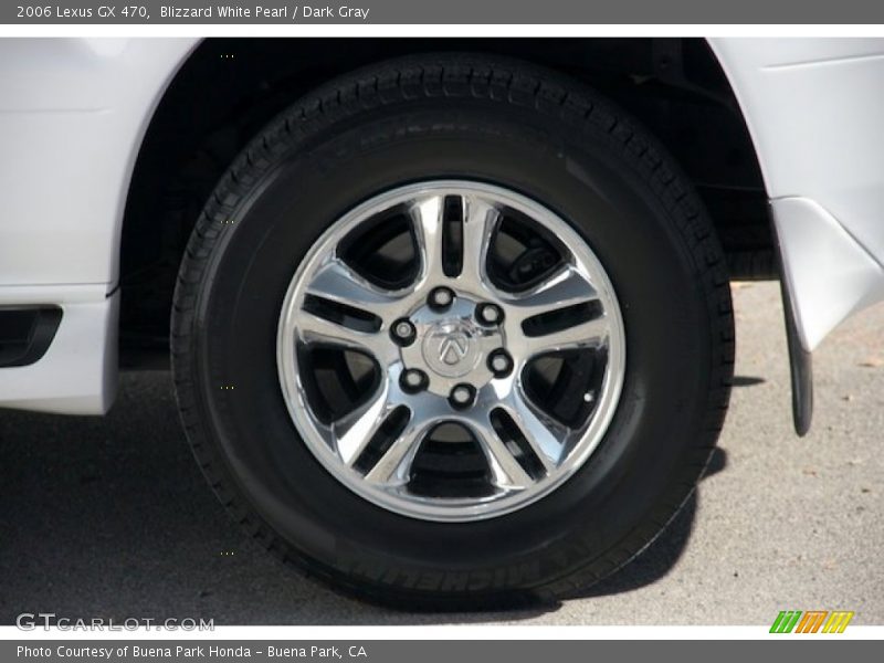 Blizzard White Pearl / Dark Gray 2006 Lexus GX 470
