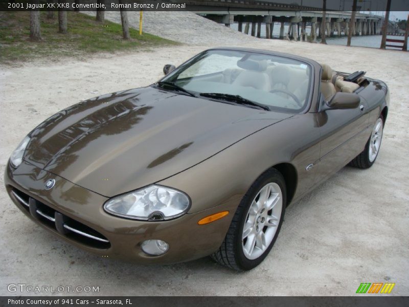 Roman Bronze / Oatmeal 2001 Jaguar XK XK8 Convertible