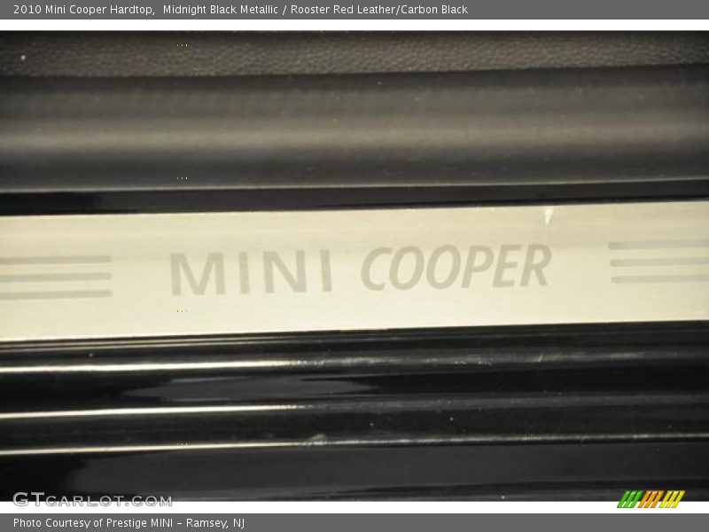 Midnight Black Metallic / Rooster Red Leather/Carbon Black 2010 Mini Cooper Hardtop