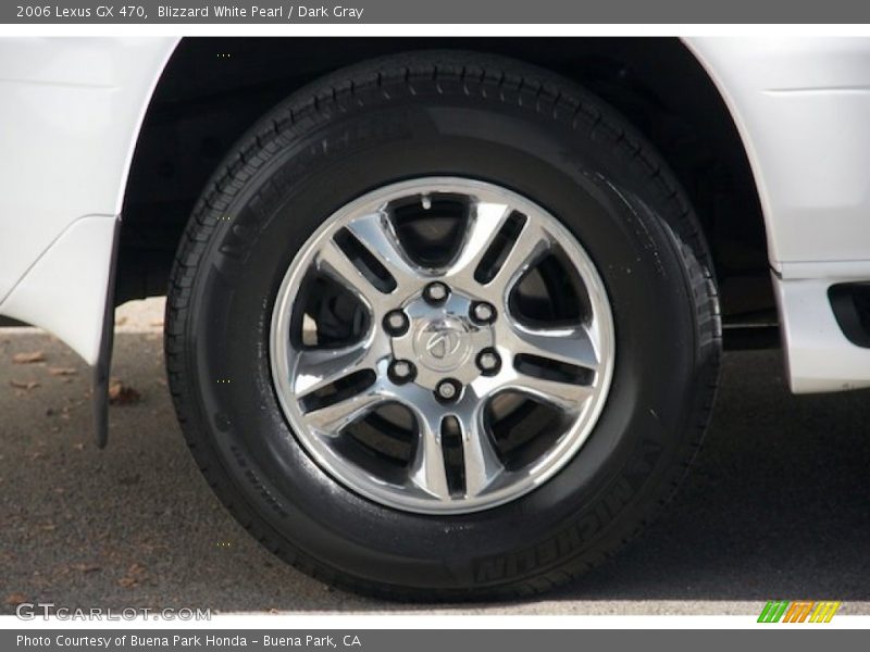 Blizzard White Pearl / Dark Gray 2006 Lexus GX 470