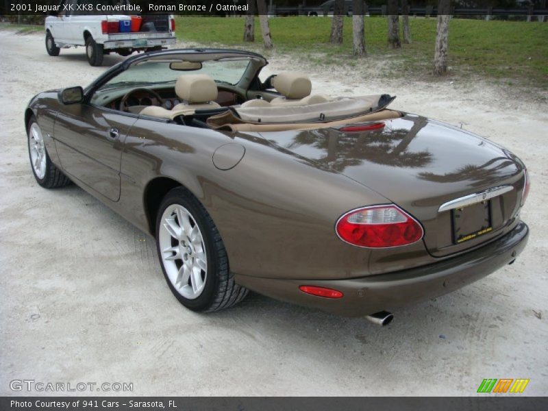 Roman Bronze / Oatmeal 2001 Jaguar XK XK8 Convertible