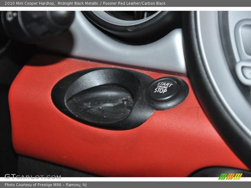 Midnight Black Metallic / Rooster Red Leather/Carbon Black 2010 Mini Cooper Hardtop