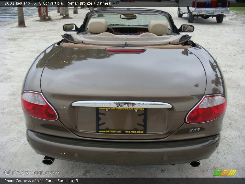 Roman Bronze / Oatmeal 2001 Jaguar XK XK8 Convertible