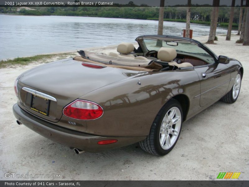 Roman Bronze / Oatmeal 2001 Jaguar XK XK8 Convertible