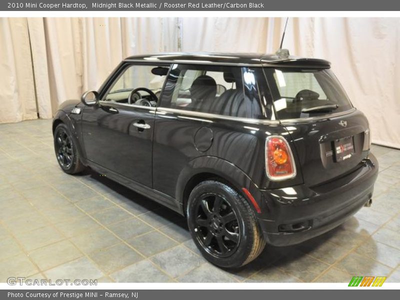 Midnight Black Metallic / Rooster Red Leather/Carbon Black 2010 Mini Cooper Hardtop