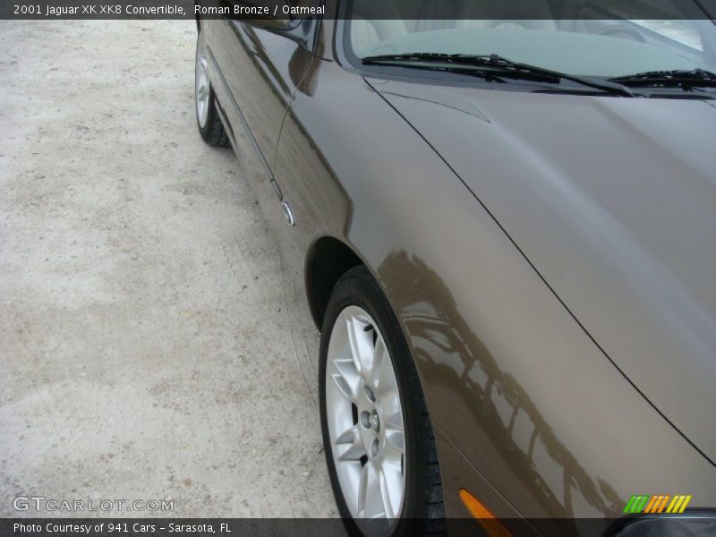 Roman Bronze / Oatmeal 2001 Jaguar XK XK8 Convertible