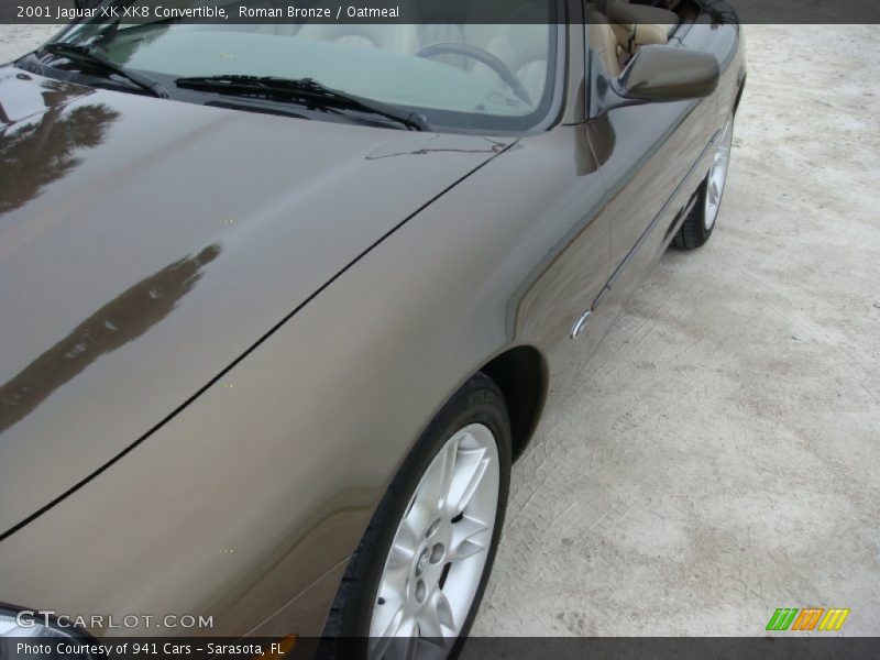 Roman Bronze / Oatmeal 2001 Jaguar XK XK8 Convertible