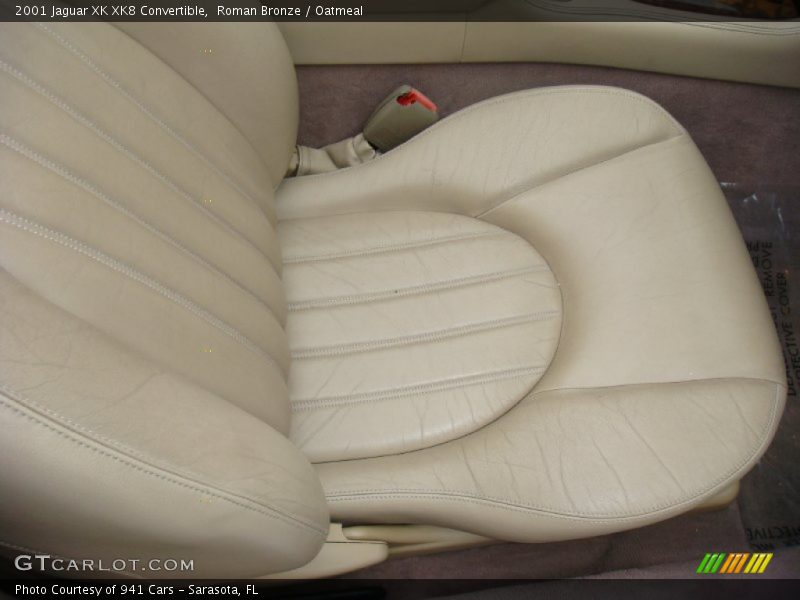 Roman Bronze / Oatmeal 2001 Jaguar XK XK8 Convertible