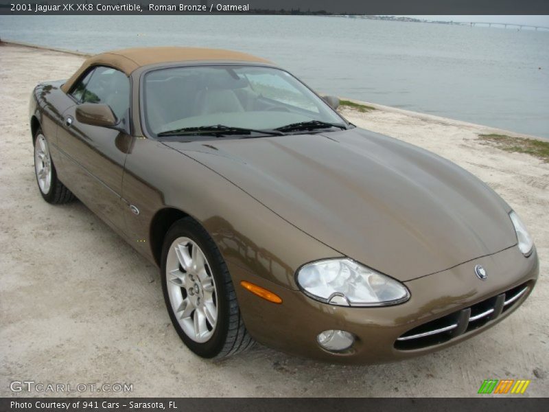 Roman Bronze / Oatmeal 2001 Jaguar XK XK8 Convertible
