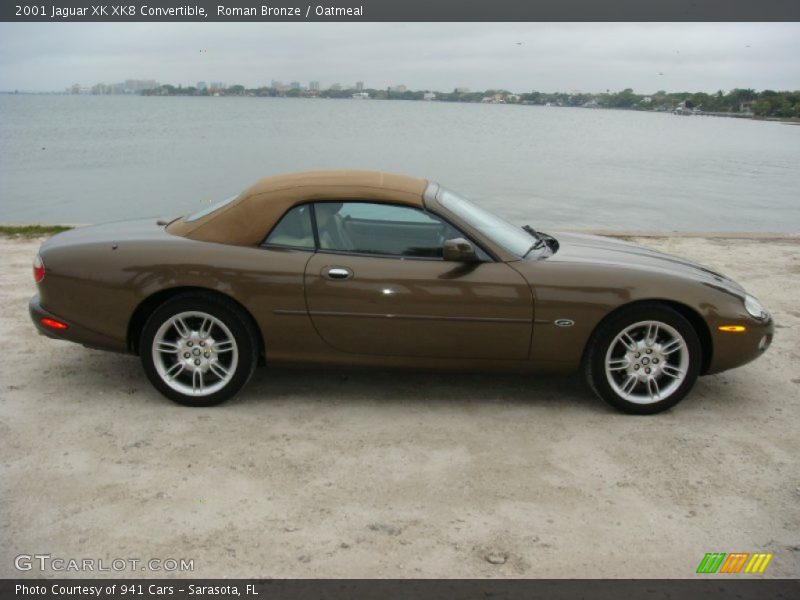 Roman Bronze / Oatmeal 2001 Jaguar XK XK8 Convertible