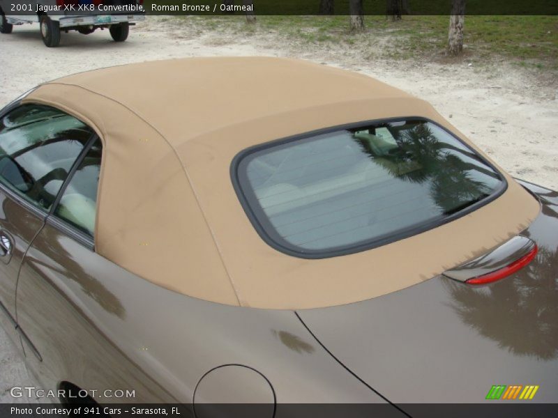 Roman Bronze / Oatmeal 2001 Jaguar XK XK8 Convertible