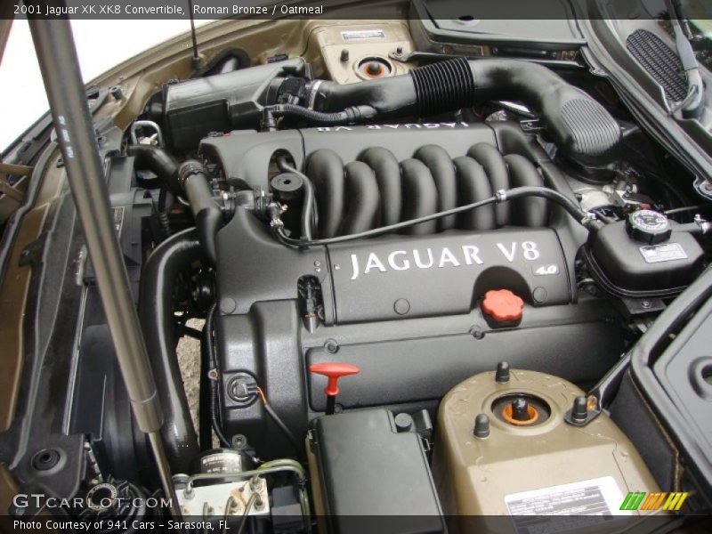  2001 XK XK8 Convertible Engine - 4.0 Liter DOHC 32 Valve V8