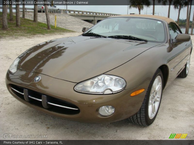 Roman Bronze / Oatmeal 2001 Jaguar XK XK8 Convertible