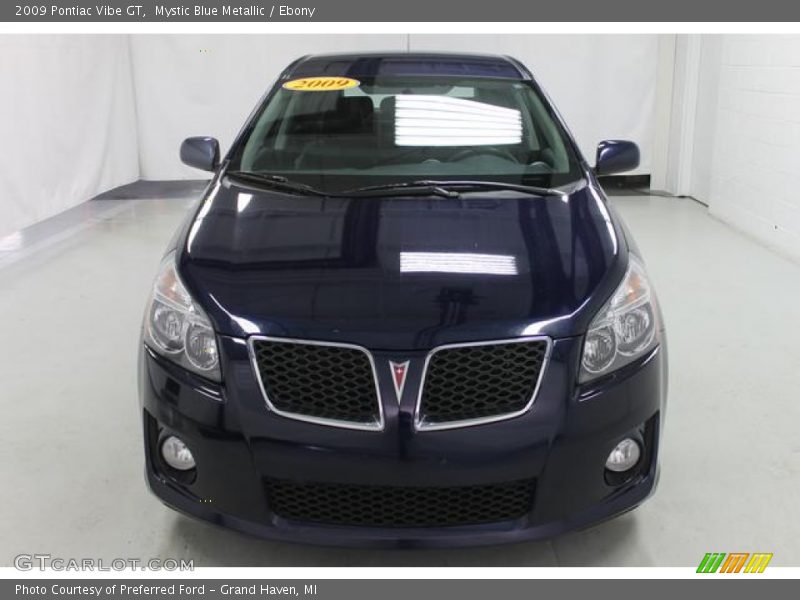 Mystic Blue Metallic / Ebony 2009 Pontiac Vibe GT