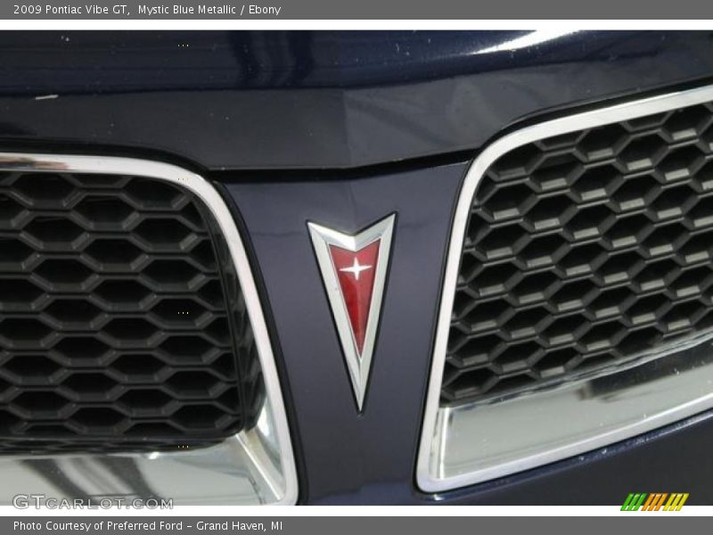 Mystic Blue Metallic / Ebony 2009 Pontiac Vibe GT