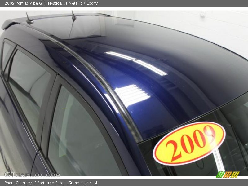 Mystic Blue Metallic / Ebony 2009 Pontiac Vibe GT