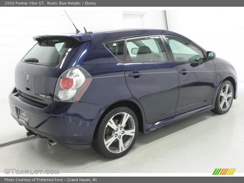 Mystic Blue Metallic / Ebony 2009 Pontiac Vibe GT
