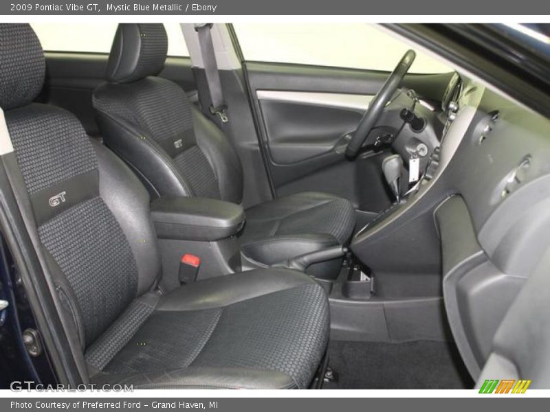 Mystic Blue Metallic / Ebony 2009 Pontiac Vibe GT