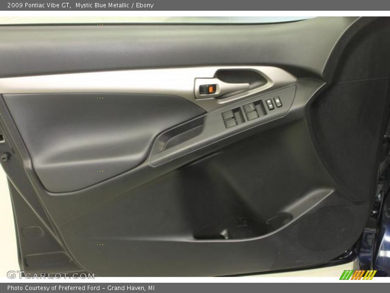 Mystic Blue Metallic / Ebony 2009 Pontiac Vibe GT